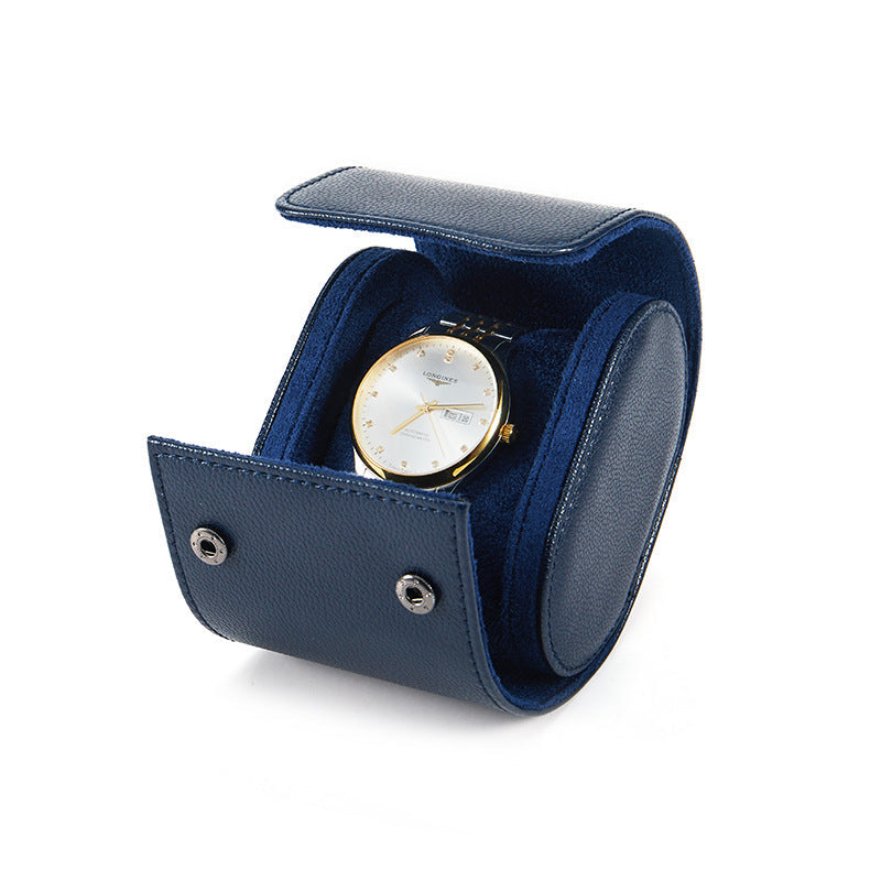 Premium Leather Watch Roll (1 Slot)