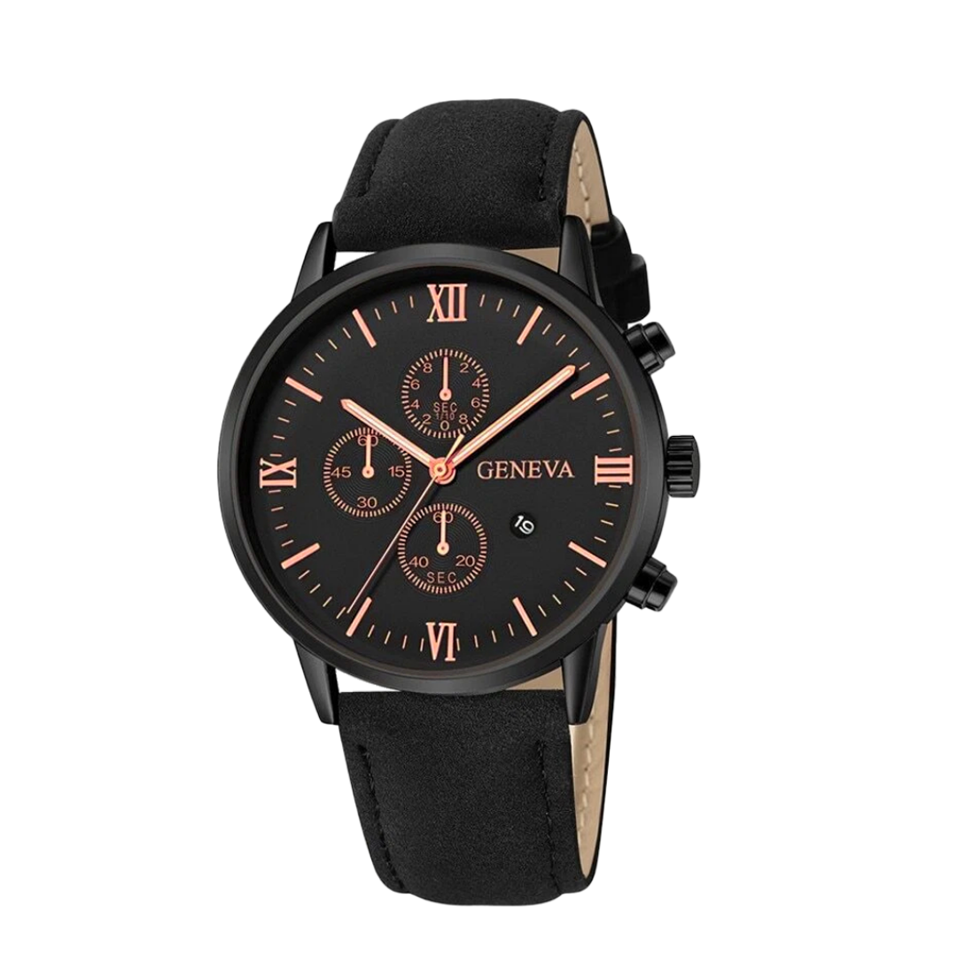 Zachary | Relaxed-Style Quartz Watch with Analog Display | 40.5mm