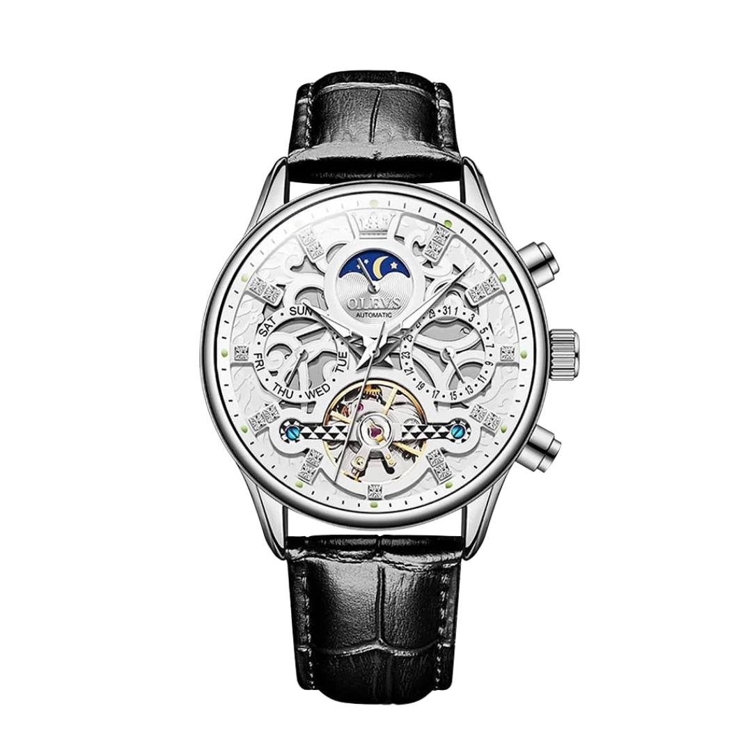 Emmett | Automatic Mechanical Watch with Leather Strap | 40mm