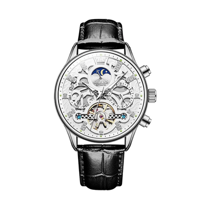 Emmett | Automatic Mechanical Watch with Leather Strap | 40mm