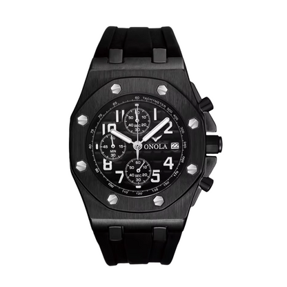 Andrei | Octagonal Bezel Chronograph Watch | 43mm