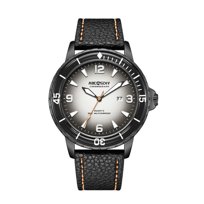 Jeferson | Rugged Men’s Leather Watch | 44mm