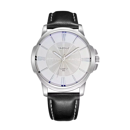 Gavin | Opulent Glass Leather Watch | 45mm