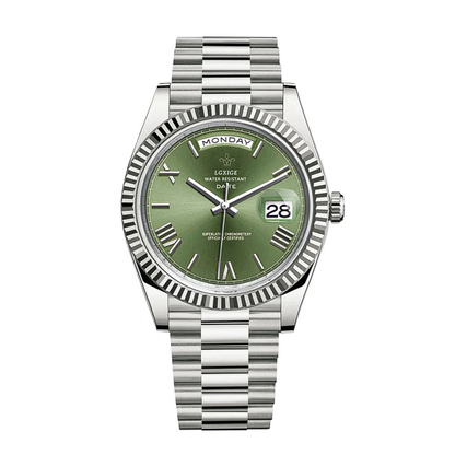 Frederick | Sharp Lines and Classic Day-Date Styling Watch | 40mm