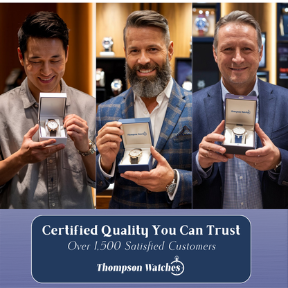 Robert | Classic Timepiece with Luminous Markers | 41mm