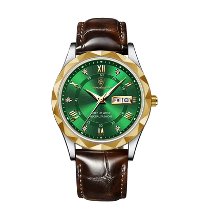 Brody | Elegant Leather Strap Quartz Watch | 40mm