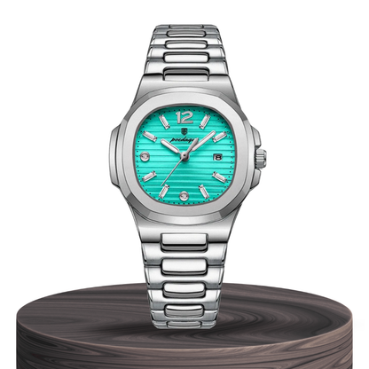 Evan | Refined Dial Detailing Sleek Integrated Steel Design Watch | 31mm