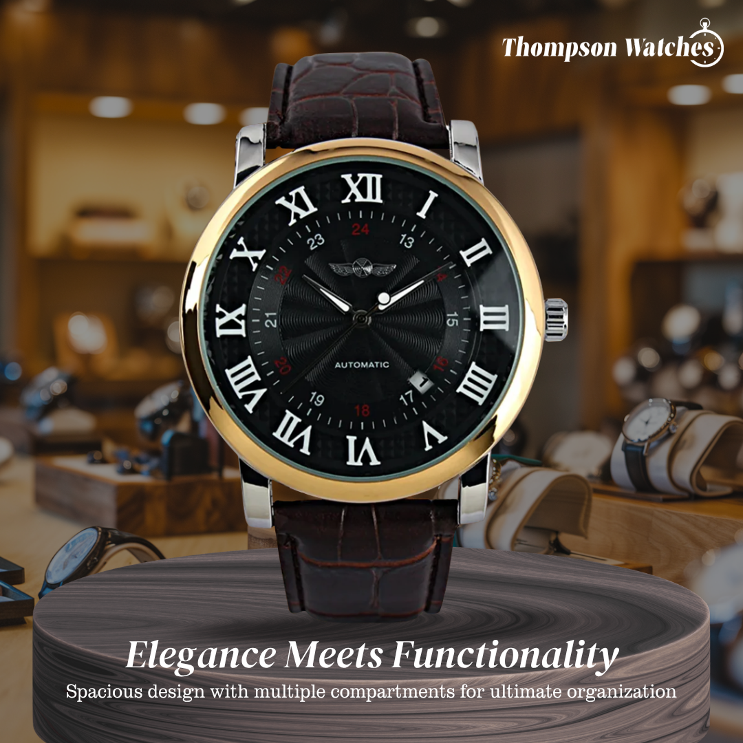 Daniel | Mechanical Classic Men’s Roman Numerals Watch | 45mm