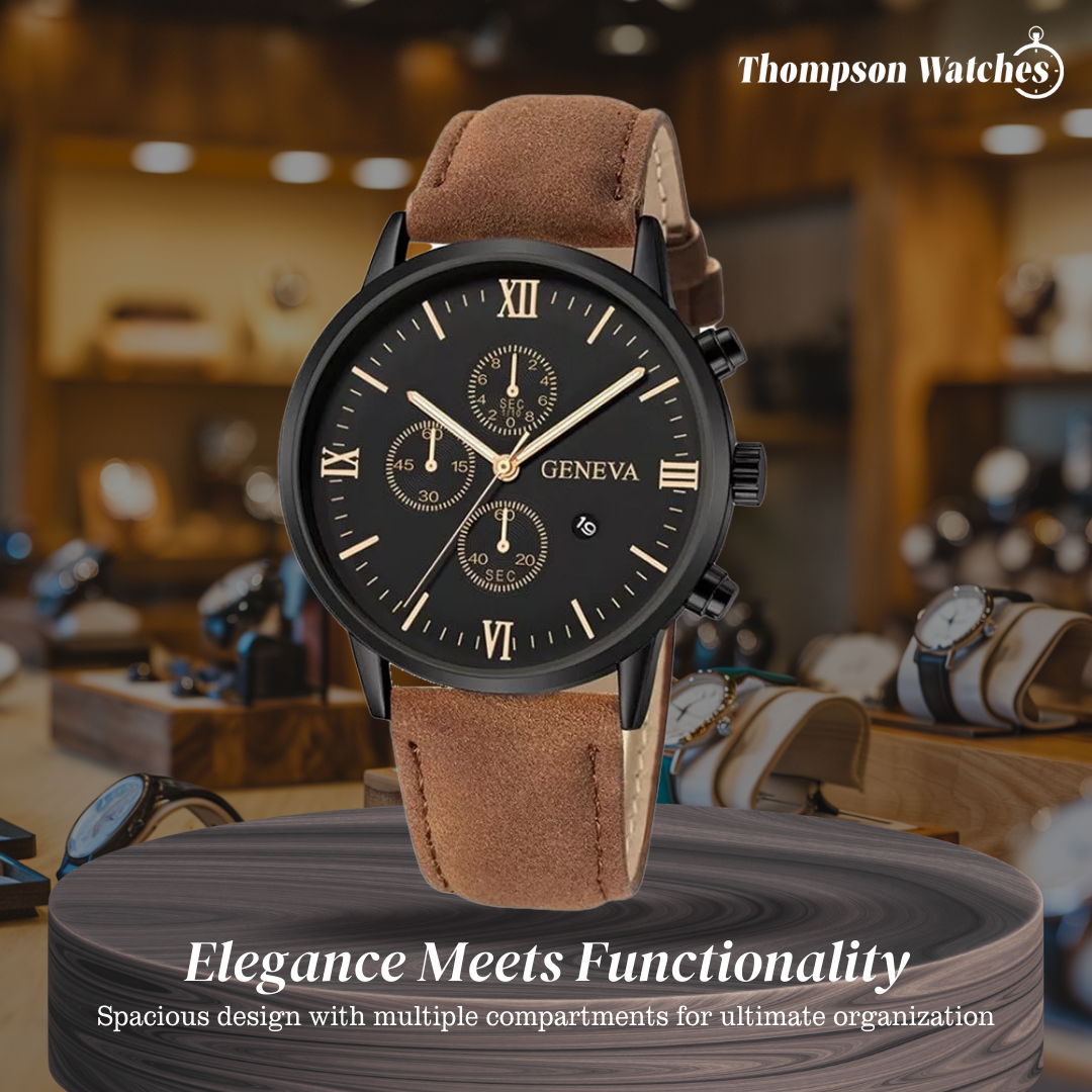 Zachary | Relaxed-Style Quartz Watch with Analog Display | 40.5mm