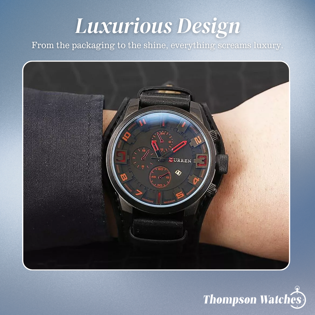 Thadeus | Sporty Men’s Chronograph Watch | 46mm