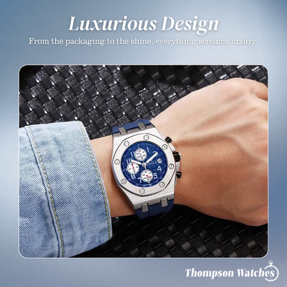 Andrei | Octagonal Bezel Chronograph Watch | 43mm