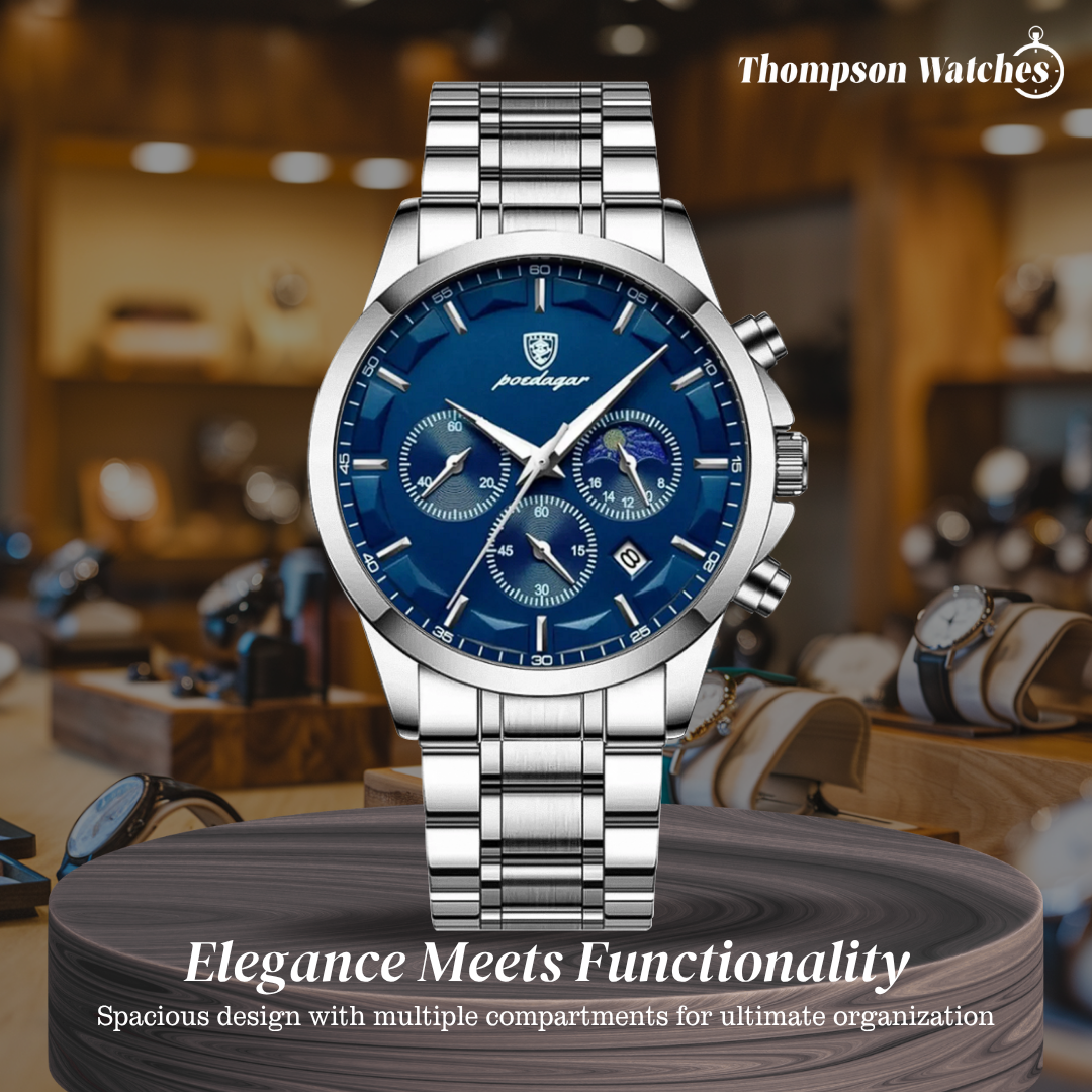 Adrian | Multi-Dial Elegance Classic Watch | 42mm