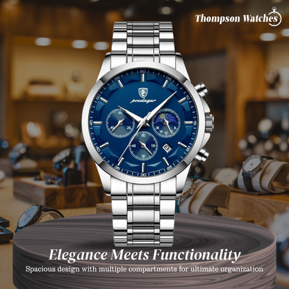 Adrian | Multi-Dial Elegance Classic Watch | 42mm