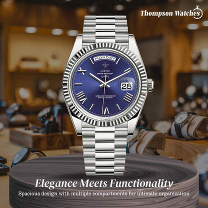 Frederick | Sharp Lines and Classic Day-Date Styling Watch | 40mm