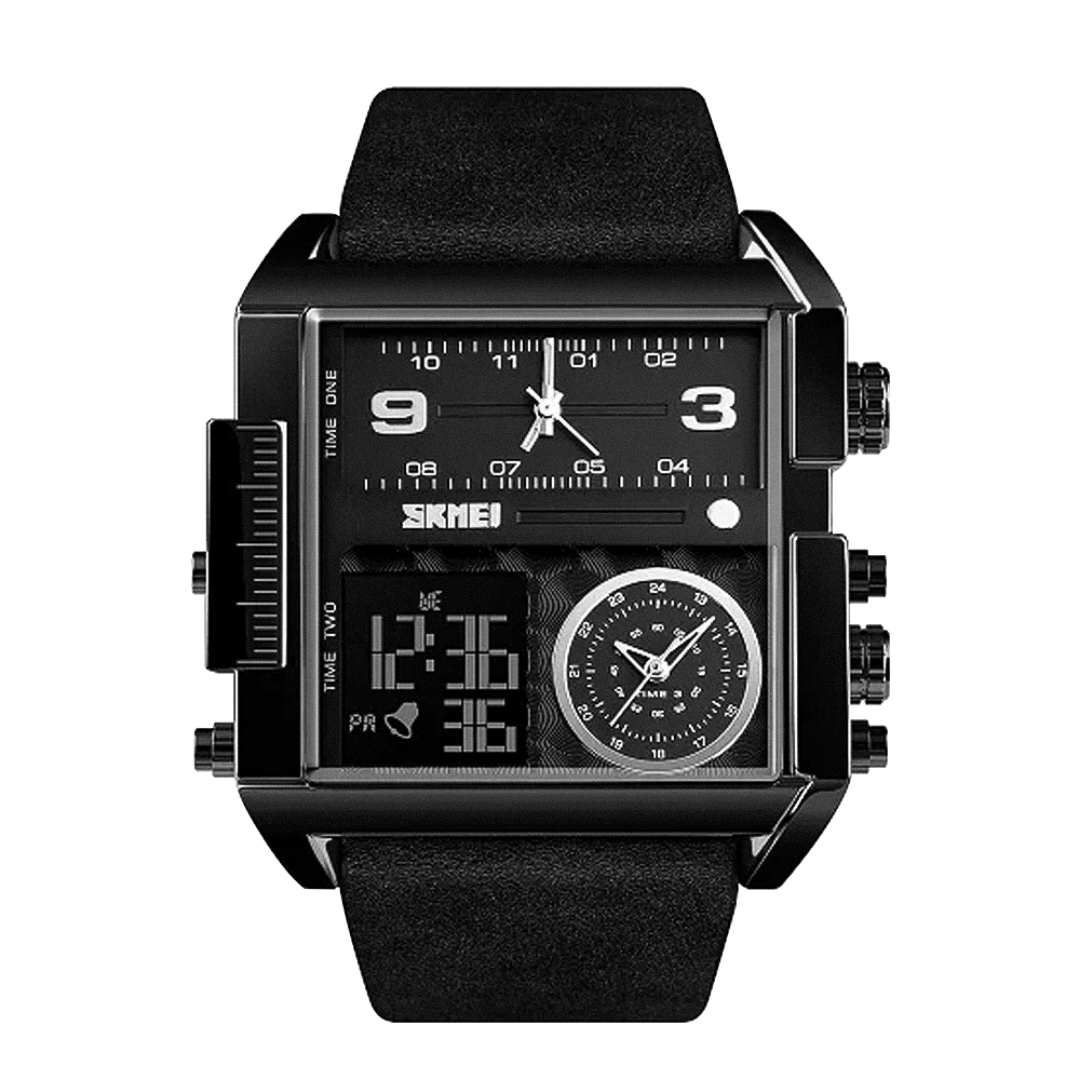 Alex | Men's Double Calendar Quartz Wristwatch | 51mm