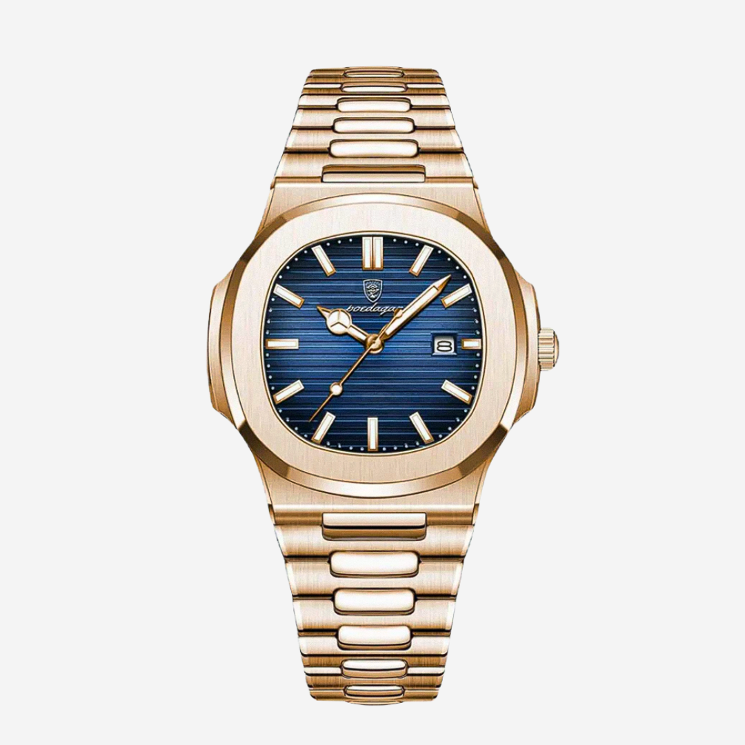 Adriel | Refined Rose Gold Finish Elegance Framed Watch | 40mm
