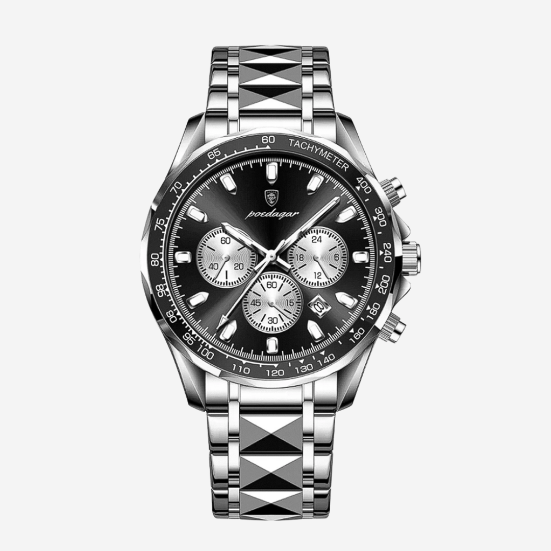Zane | Sleek Sports Dial Statement Chrono Watch | 44.5mm