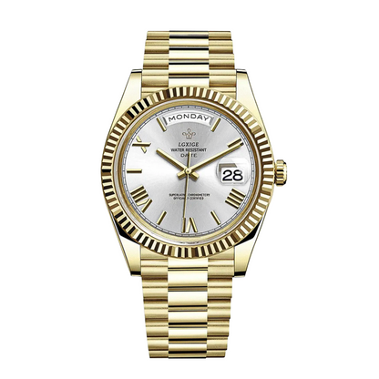 Frederick | Sharp Lines and Classic Day-Date Styling Watch | 40mm