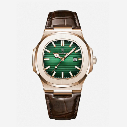 Elias | Sleek Dial Paired with a Classic Leather | 40mm