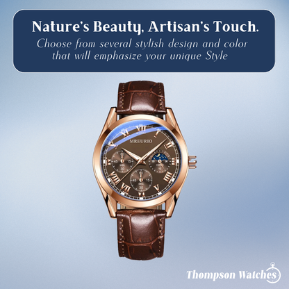 Stephen | Elegant Moon Phase Chronograph | 42mm