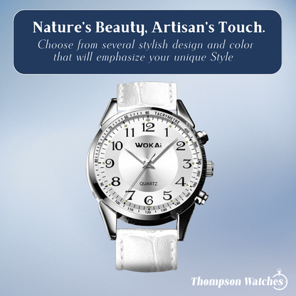 Jerick | Sleek Tachymeter Leather Watch | 40mm