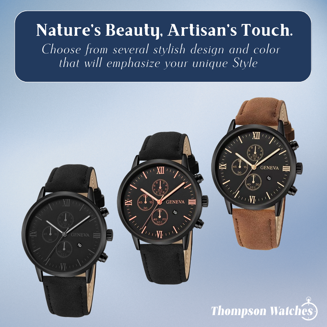 Zachary | Relaxed-Style Quartz Watch with Analog Display | 40.5mm
