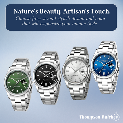 Sebastian | Classic Luminous Business Watch| 41mm