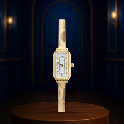 Varella | Rectangle Dial Women’s Mesh Watch| 30 mm