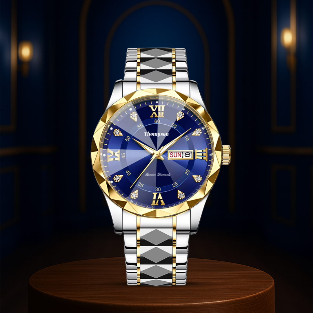 Jemson | Two-tone Diamond Watch | 40mm