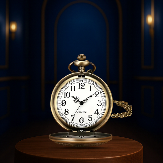 Saxton | Bronze Classic Numerals Pocket Watch | 45mm