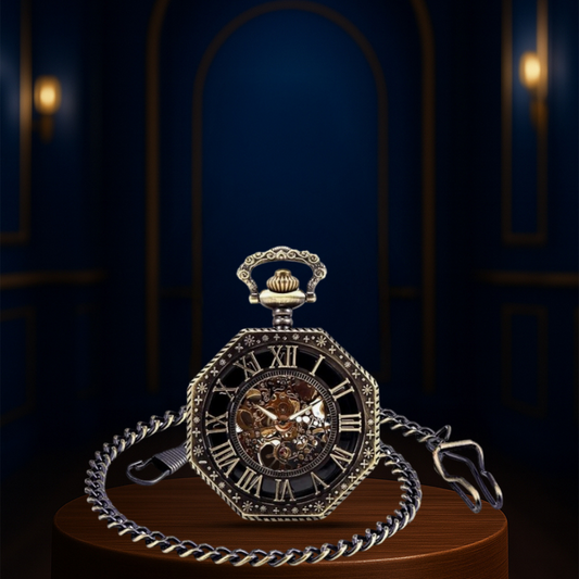 Harold | Octagonal Mechanical Pocket Watch | 70mm
