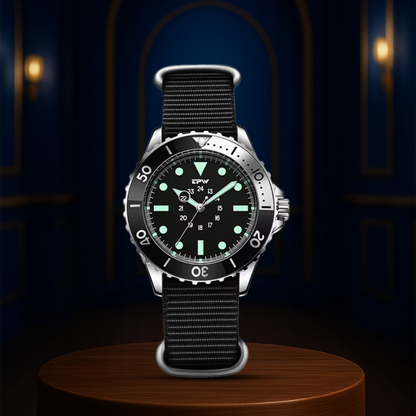Robert | Classic Timepiece with Luminous Markers | 41mm