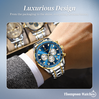 Zane | Sleek Sports Dial Statement Chrono Watch | 44.5mm