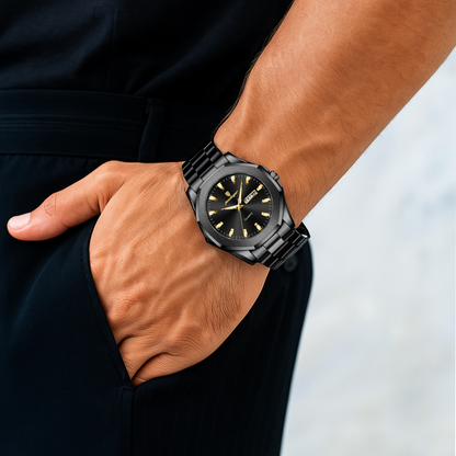 Miles | Sleek Everyday Style Modern Steel Watch | 42mm