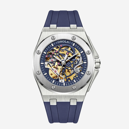Zayden | Sporty Modern Eye-Catching Skeleton Watch | 52mm