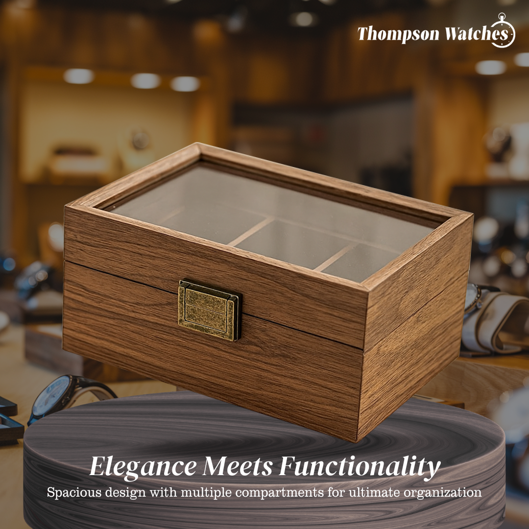 Marcellus | Octagonal Wooden Watch & Jewelry Display Case