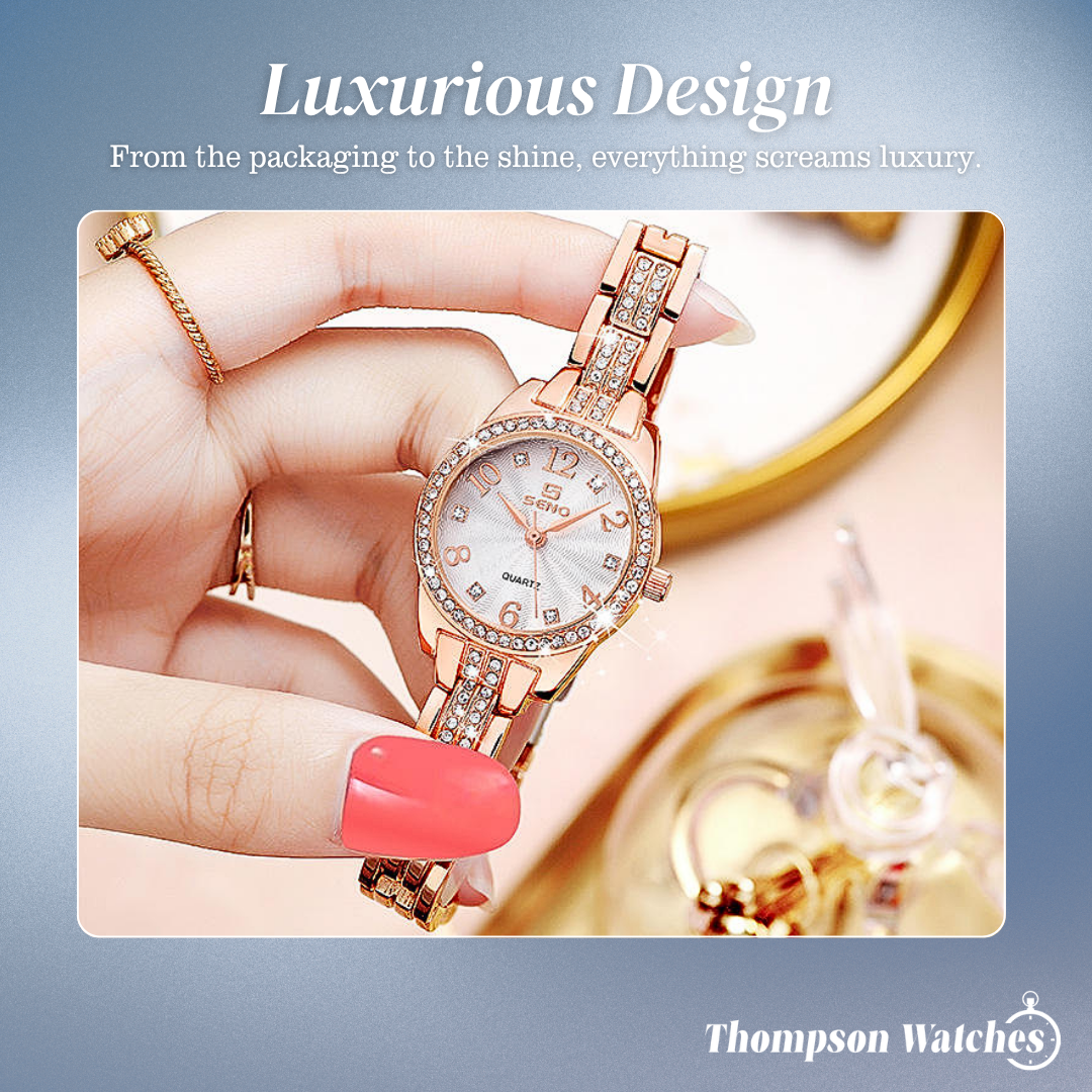 Novi | Modern Glamour Crystal Women’s Watch |30mm