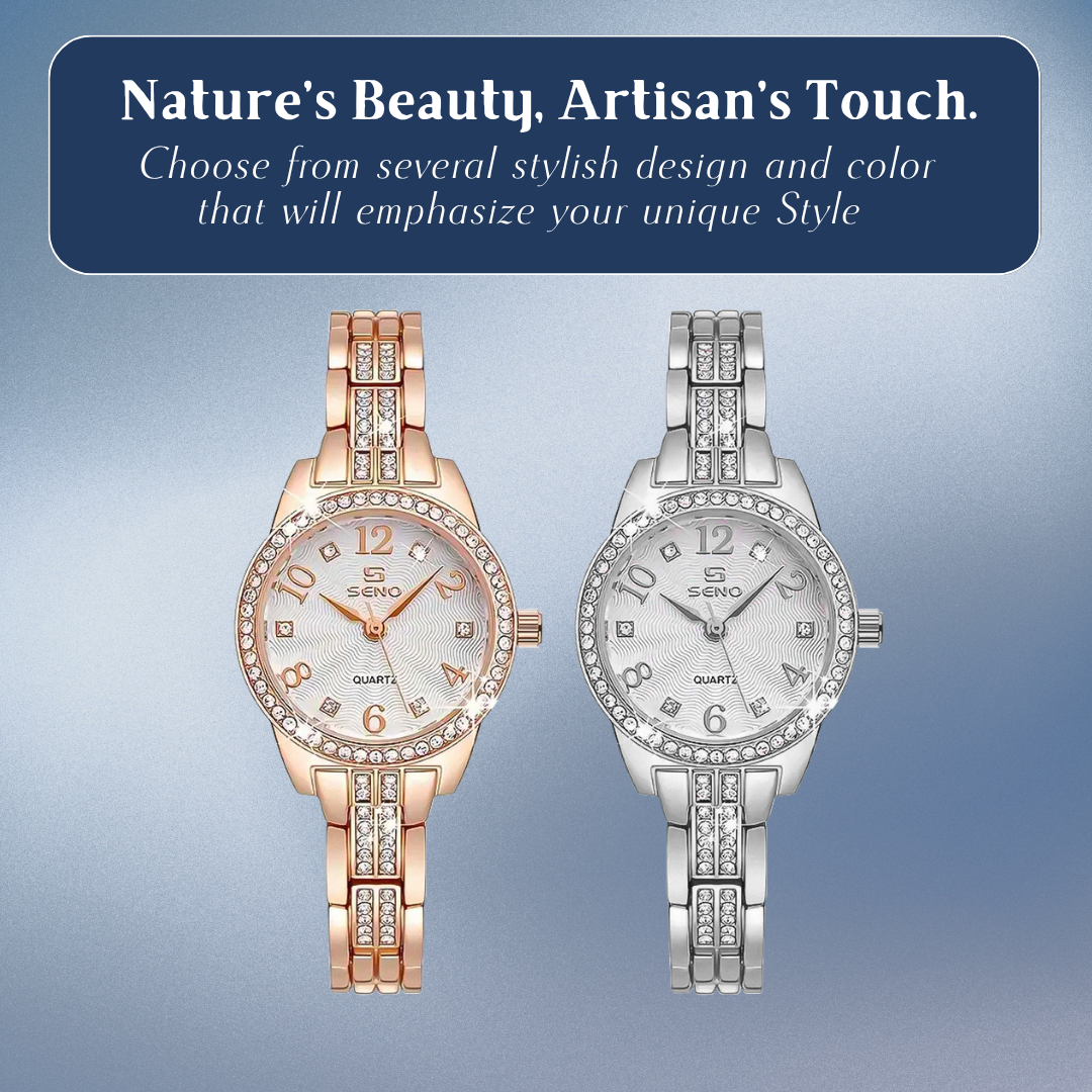 Novi | Modern Glamour Crystal Women’s Watch |30mm