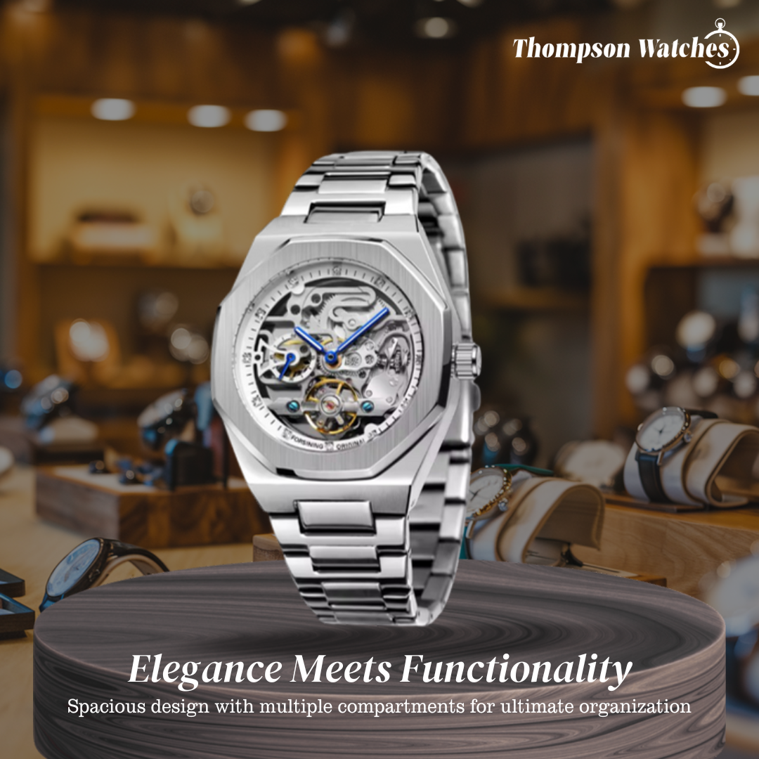 Travis | Forsining Skeleton Automatic Watch | 41.2mm