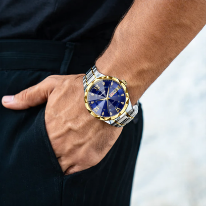 Jemson | Two-tone Diamond Watch | 40mm