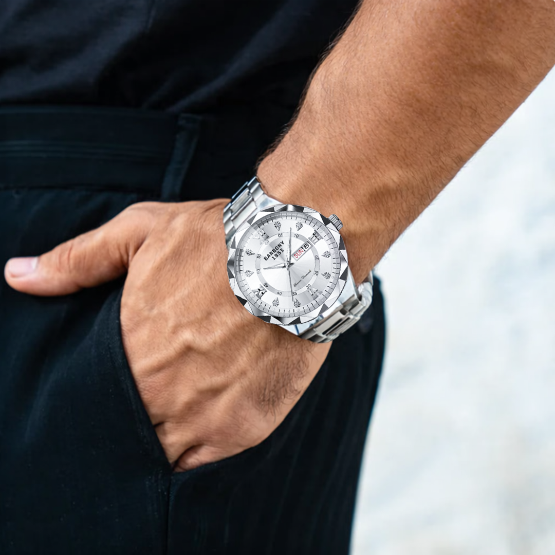 Sean | Stainless Steel Band Multifunction Watch | 40mm