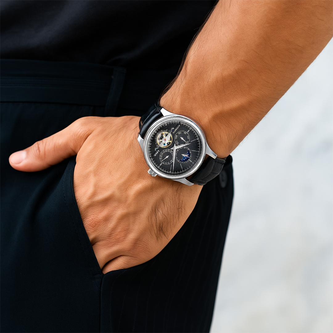 Samuel | Mechanical Watch with Calendar Display | 43mm