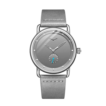 Caleb | Sleek Minimalist Leather Watch | 41mm