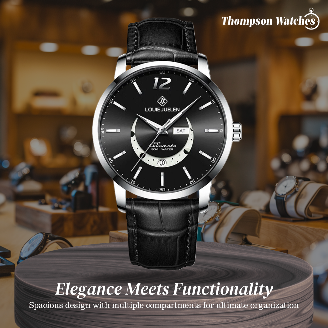 Sebastian | Classic Moon Phase Watch | 42mm