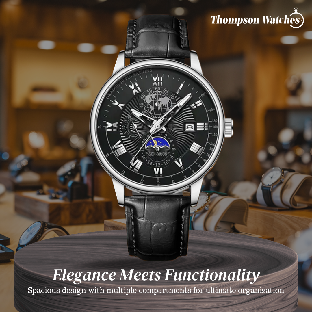 Julian | Global Voyager Moon Phase Watch | 40mm